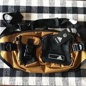 NWT adidas Amplifier 2 Crossbody Bag Fanny pack Belt Waist bag brown